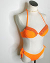 LARANA Bikinitop mit Perlen - Orange